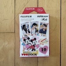 Fujifilm Instax Mini Film Mickey Friends You Rock My World 10 Pack RARE