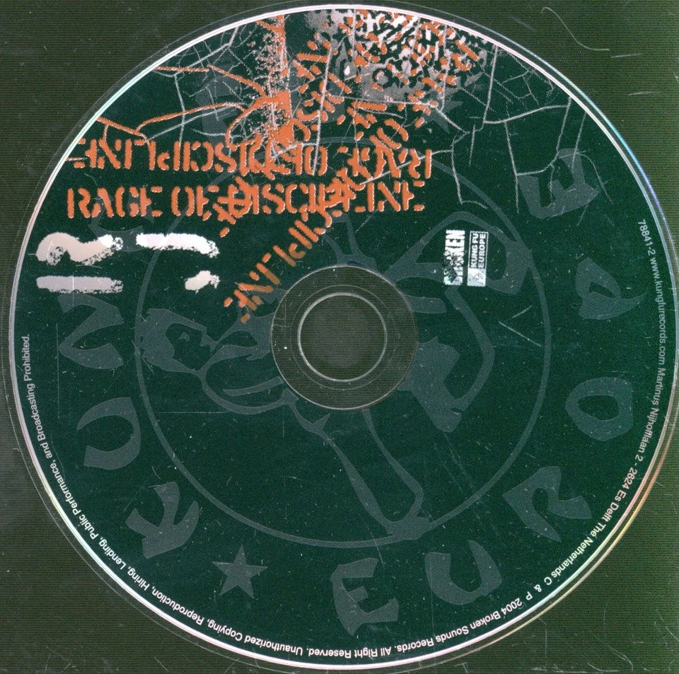 Righteous Jams Rage Of Discipline CD Europa Broken Sounds 2004 788412 - Bild 3 von 3