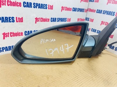 NISSAN PRIMERA MK3 P12 2003 PASSENGER ELECTRIC BLUE WING DOOR MIRROR E9014180