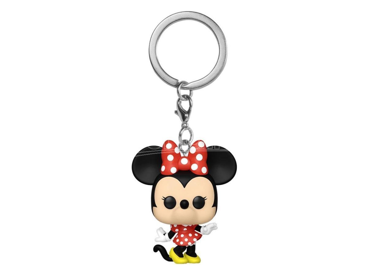 Disney Minnie Mouse Portachiavi Funko Pop! Vinile Figura Minnie Mouse 4 Cm