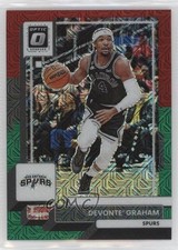 2022-23 Panini Donruss Optic Choice Red & Green Prizm Devonte' Graham #194 0y59
