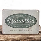 Remington Vintage Style Tin Metal Bar Sign Poster Man Cave Collectible New