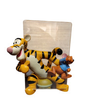 Disney Winnie The Pooh Picture Holder w/Plastic Clear Picture Frame Tiger  Roo