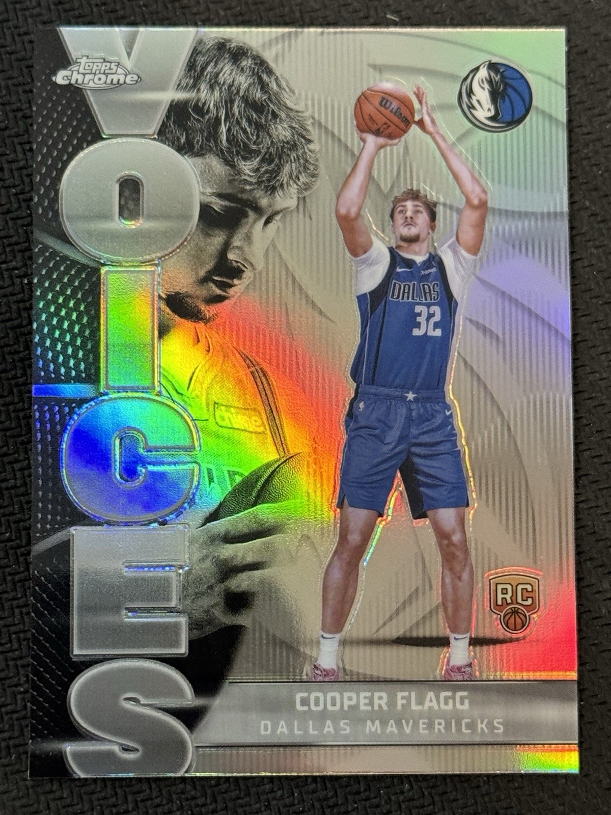 Cooper Flagg 2025-26 Topps Chrome Basketball RC Voices Refractor #VS-6