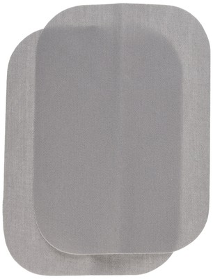 BDX230-008.45 Bondex Iron-On Patches 5''X7'' 2/Pkg-Light Grey