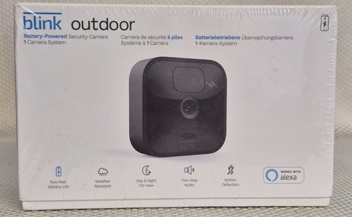 Blink Outdoor batteriebetriebenes Überwachungskamerasystem mit 1 Kameras - neu & versiegelt