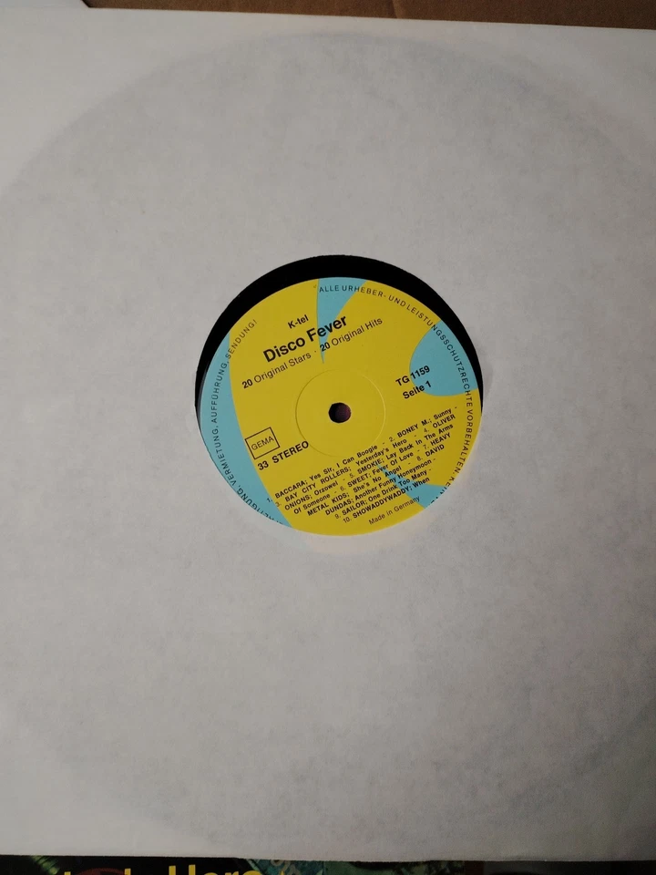 Disco Fever Die Platte des Jahres + Baccara Poster - Bild 4 von 4