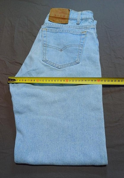 Men Levi's Jeans Turquoise Denim 33 / L / 48