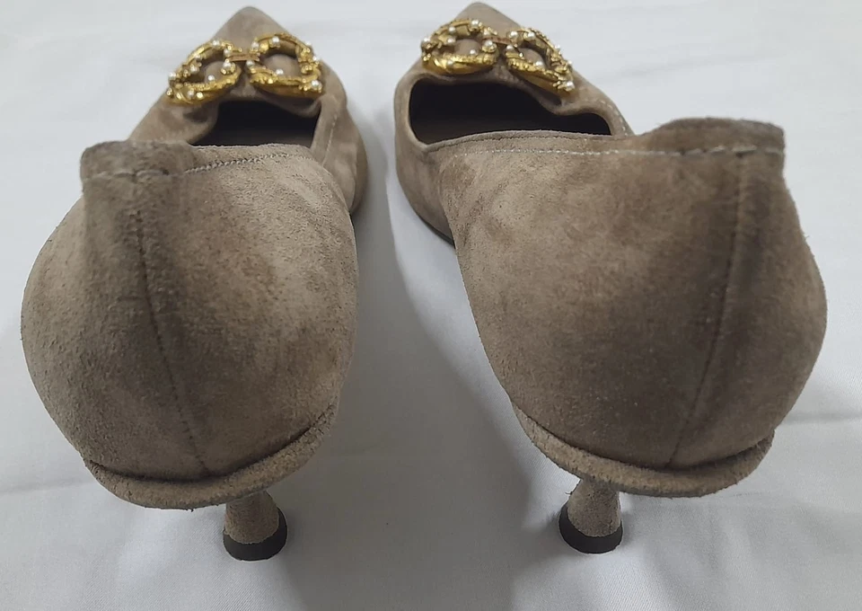 Zapatos de tacón de cuero Dolce n Gabbana Seude talla 40 de la UE Foto 3 de 4