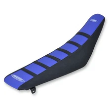 SDG 6-Rib Gripper Seat Cover - Blue Top/Black Sides/Black Ribs - 95938KBK