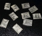 Lot Of Ten (10) Valcambi Suisse - 1 Gram .999 Fine Pure Silver Bullion Mini Bars