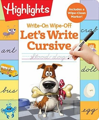 Write-On Wipe-Off Let's Write Cursive (Highlights Buch Highlights Learning