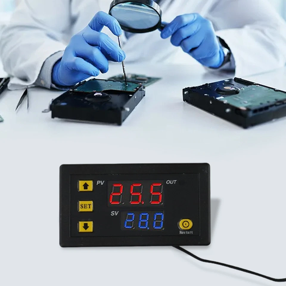 3er Set wasserdichte digitale Regler zur präzisen Temperaturregelung - Image 4 of 4