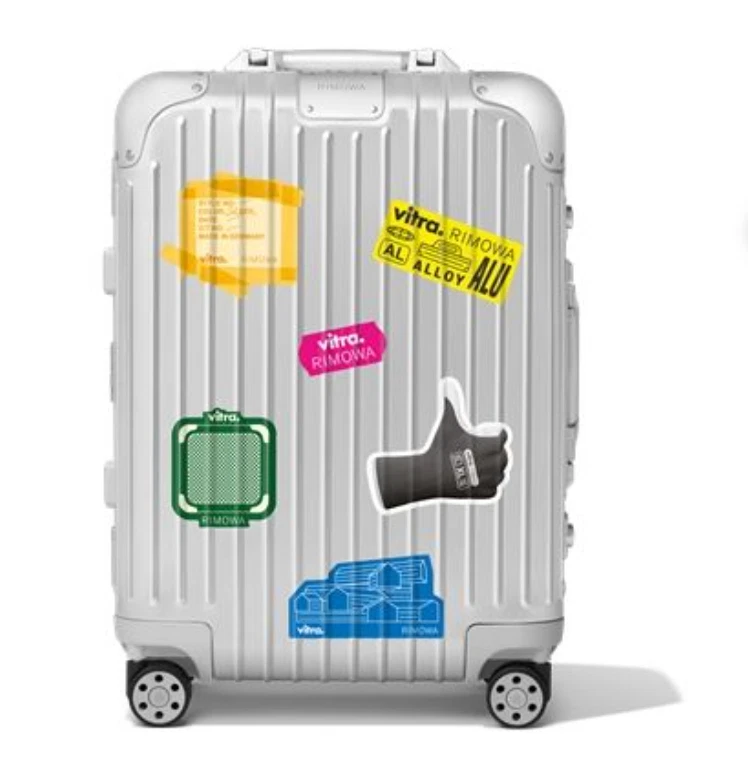 Juego completo de pegatinas RIMOWA x Vitra 2025 6 piezas colaboración limitada sellado raro 2025 nuevo Foto 2 de 4