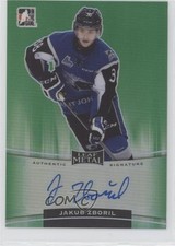 2014-15 ITG Leaf Metal Green Prismatic 5/10 Jakub Zboril #BA-JZ1 Auto uk2