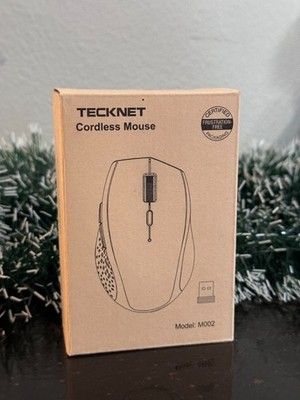 TECKNET Wireless Mouse 2.4G USB Optical Mouse for Laptop PC   NEW
