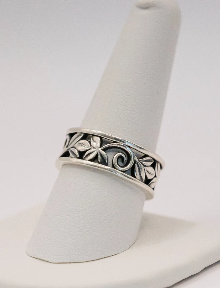 James Avery Abounding Vines sterling silver ring size 9.5 - Image 3 of 4