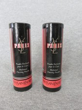 Vintage Set of 2 Yves Saint Laurent Paris Perfumed Dusting Powder .75 oz each