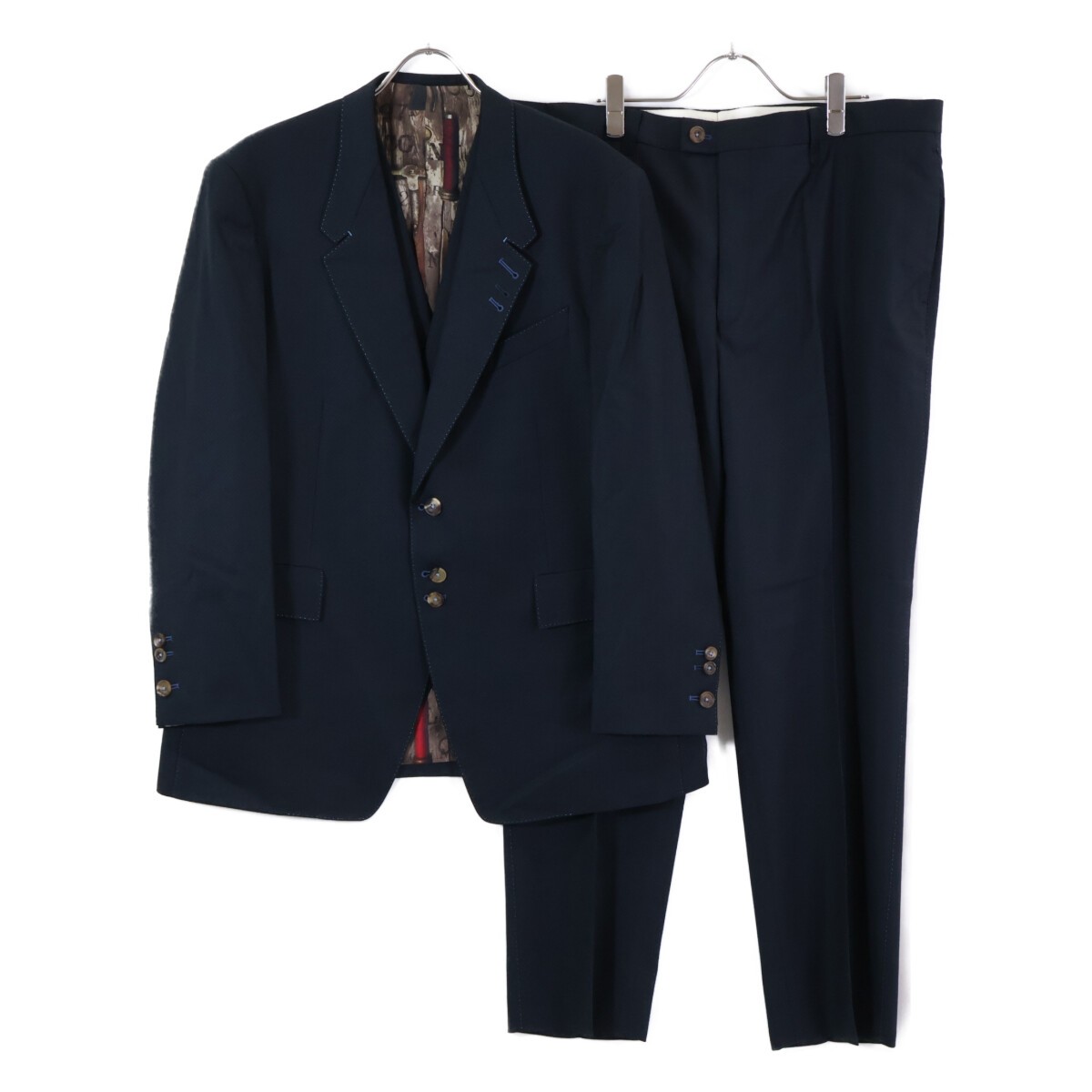 PaulSmith Wool lining all-over pattern 3B single … - image 1