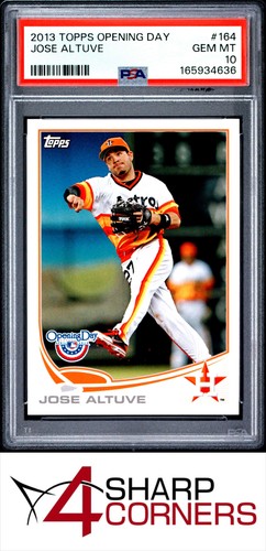 2013 TOPPS OPENING DAY #164 JOSE ALTUVE ASTROS PSA 10