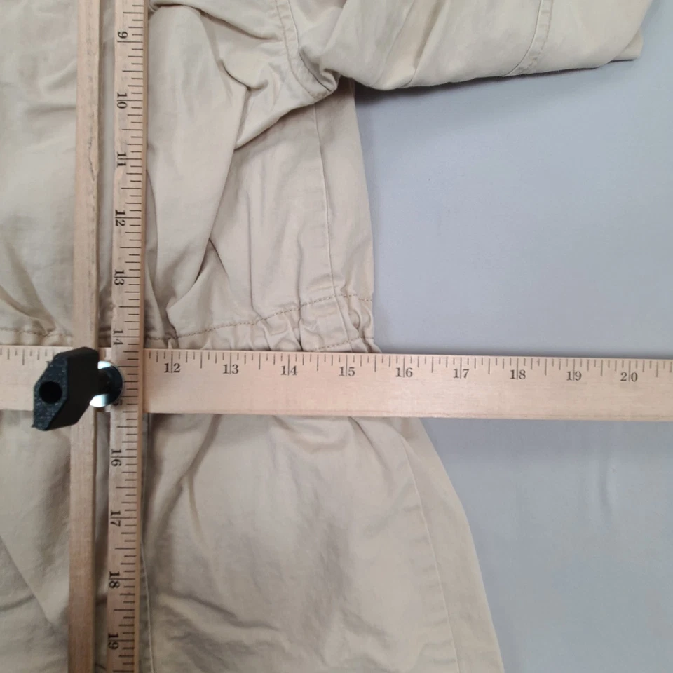 Charlotte Russe Jacket Womens Small Beige Hooded Utility Casual Stylish Coat - Image 4 of 4