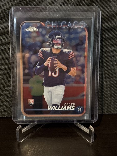 2024 Topps Chrome Football Caleb Williams RC Chicago Bears Base Rookie #202