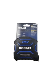 Kobalt Lock Control 25-ft Tape Measure 17 Foot Reach - 14 Foot Stand Out