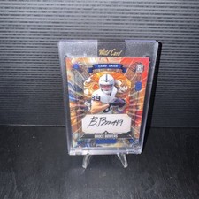 💥- 2024 Wild Card 5 Card Draw - BROCK BOWERS - 1/1 Rookie Auto - RAIDERS -💥