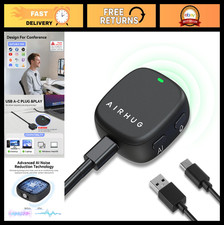 USB Microphone for PC/Mac - Noise Canceling, Mute Button, LED Indicator, Plug 