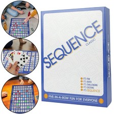 Goliath Sequence Family Board Game - Fun Strategy for 2+ Players Five In A Row