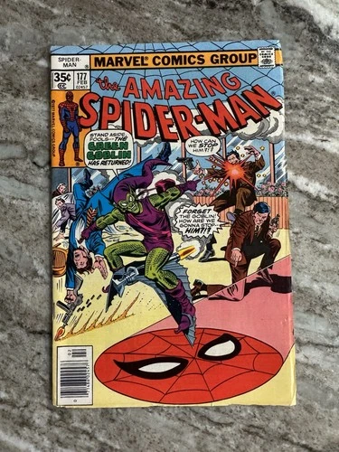 Amazing Spider-Man #177 Green Goblin App. Marvel Comics 1978 FN 🔥🕷️