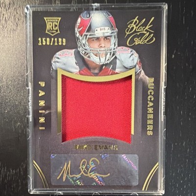 Panini Black Gold Mike Evans Buccaneers Rookie Patch Autograph NFL Card 150/199