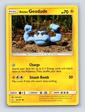 Alolan Geodude 35/181 Team Up Common Near Mint Pokemon