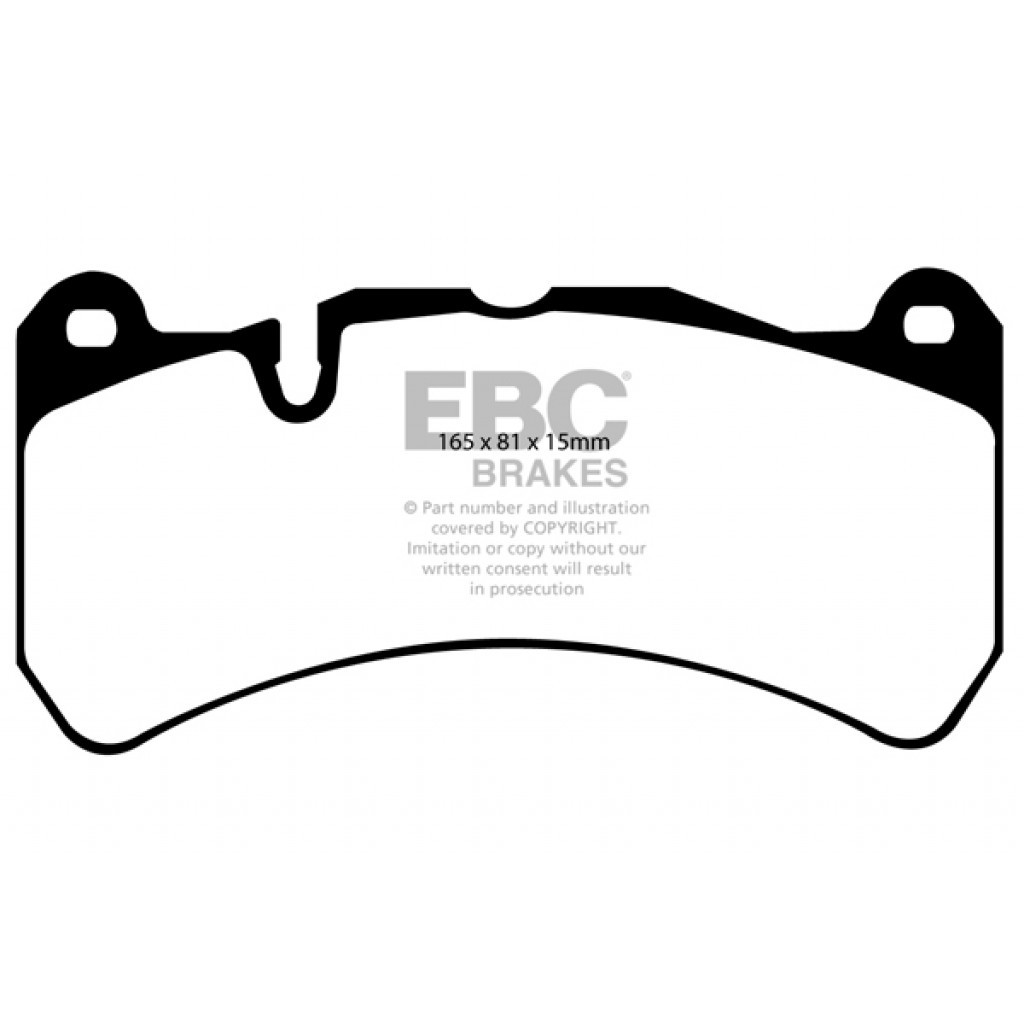 EBC For Ferrari 599 GTB 2007 2008 Front Brake Pads Bluestuff Scuderia 4.3