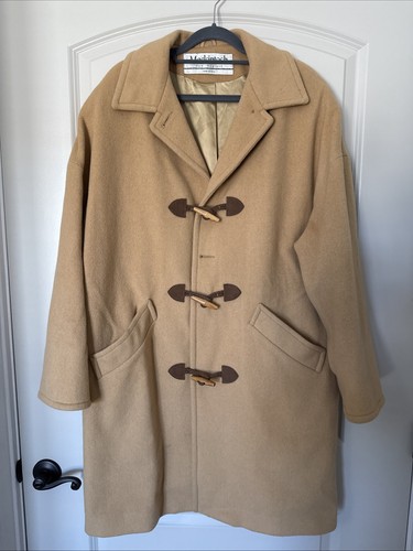 Mackintosh, Mackintosh New England Vintage Wool Toggle Coat Camel Made In USA EUC 0147