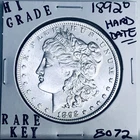 1892 O MORGAN SILVER DOLLAR HI GRADE GENUINE U.S. MINT RARE KEY COIN 8072