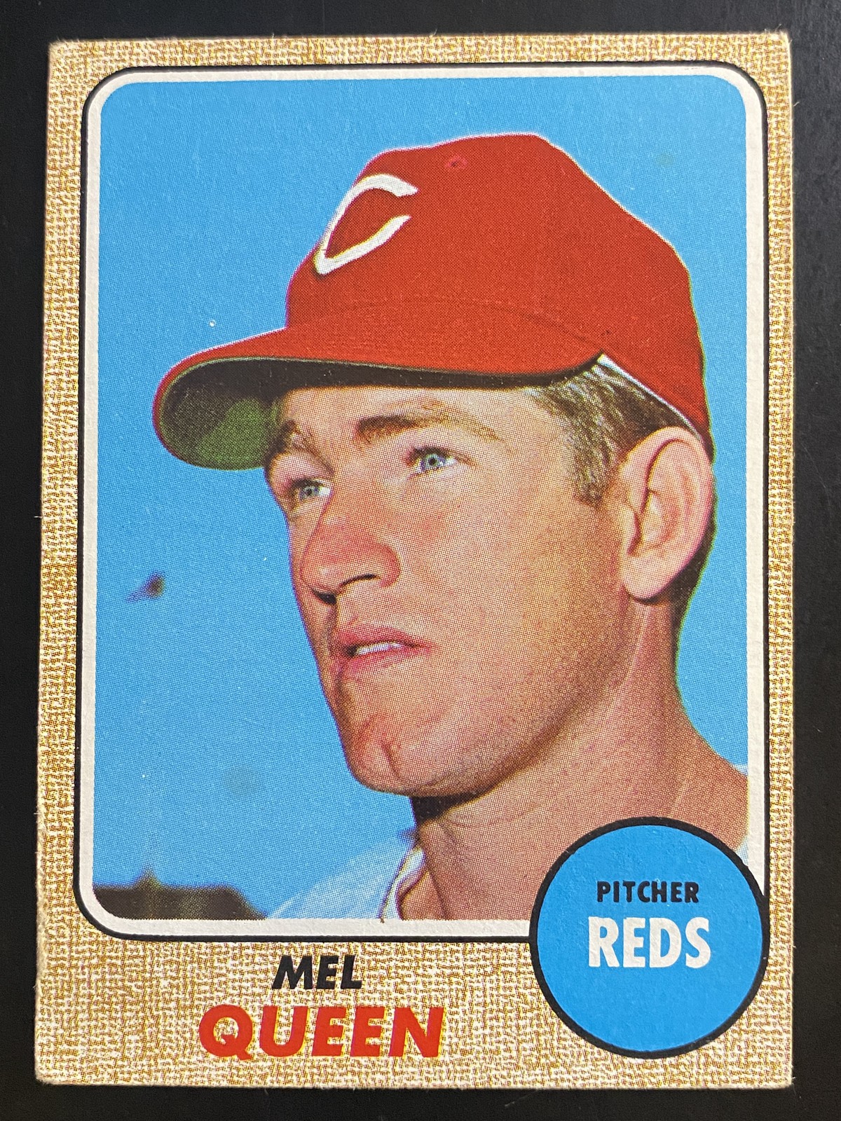 Mel Queen 1968 Topps Baseball Cincinnati Reds #283