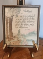 Vintage 1938 Framed Poem 