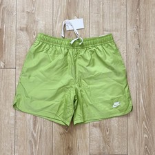 Nike Club Men's Sportswear Woven Lined Flow Shorts DM6829-332 Vivid Green Size M