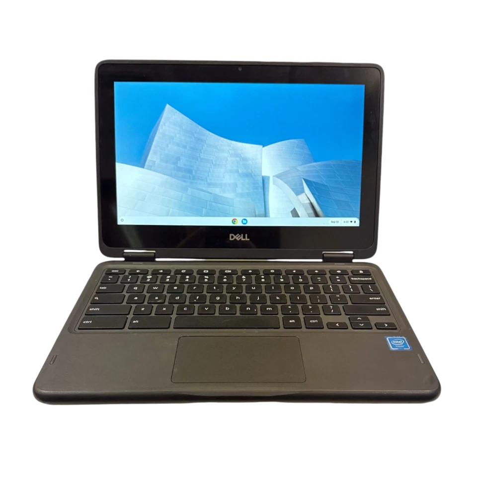 Dell 3100 2-1 ChromeBook Folding Touchscreen Laptop Celeron 4GB / 32GB SSD 11.6" - Image 3 of 4