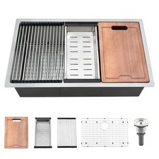 30 Inch Undermount Kitchen Sink-30x19 Inch Stainless Steel Kitchen Sink Under...