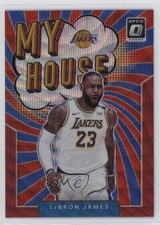2021-22 Panini Donruss Optic My House Red Wave Prizm LeBron James #6 06vc