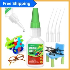 Precision 20g Plastic Glue - Fast-Drying, Waterproof Adhesive for DIY Crafts