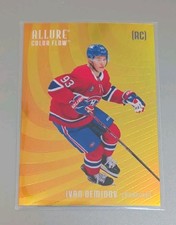 2025-26 Upper Deck Allure Hockey Orange -Yellow Color Flow Ivan Demidov