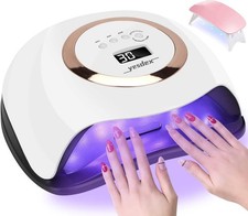 UV Nail Lamp, Professional 168W UV LED Nail Dryer for Gel Polish, Ultra Fast Gel