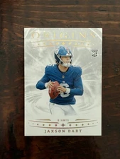 Jaxson Dart RC- SP Variation #145- 2025 Panini Origins- Giants Rookie