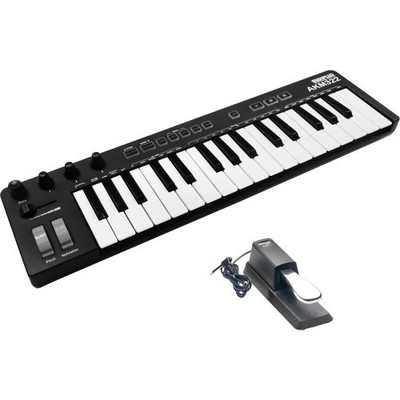 Midiplus AKM322 Tracktion Ed. Midi Keyboard + Sustain Pedal | Neu
