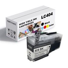 LC404 High Yield Black Ink Cartridge for Brother MFC-J1205W MFC-J1215W Printer