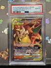 Pokémon TCG Holo Ultra Rare Full Art MP Charizard & Braixen GX 22/236 Psa 10