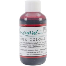 Jacquard 2Oz Carmine Red Silk Dye For Painting Non Toxic Made In Usa